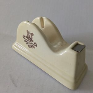 Village Pfaltzgraff Tape Dispenser Rare Vintage